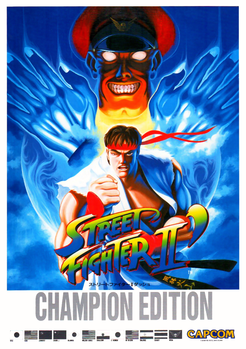 Street Fighter II': Champion Edition (Japan 920513) flyer