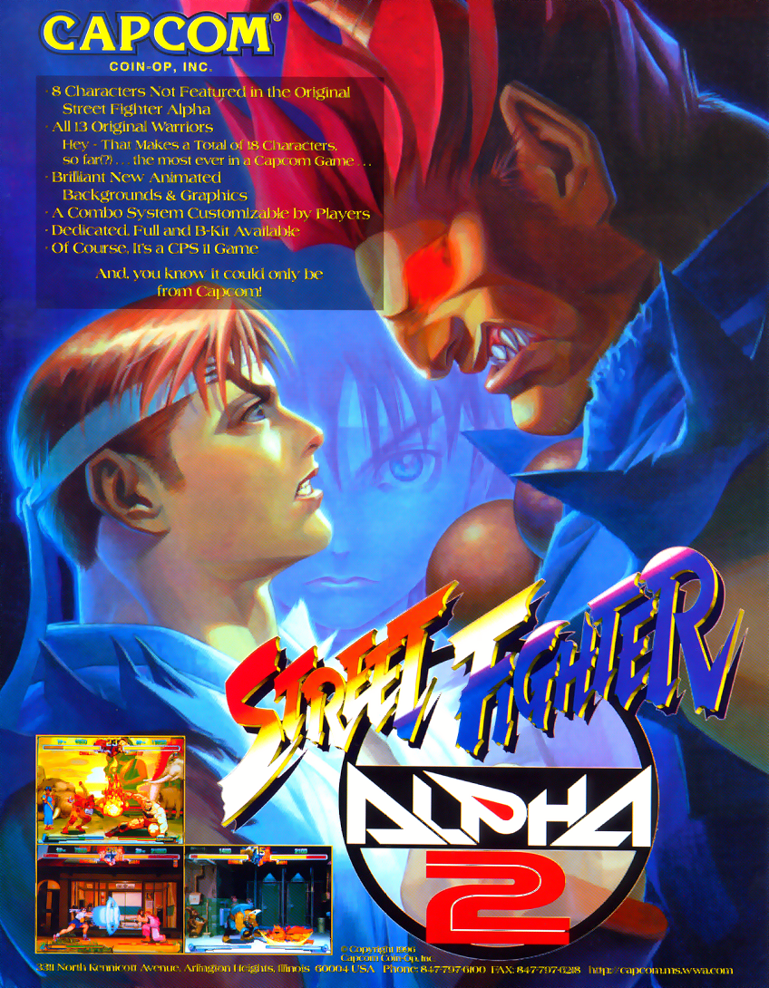 Street Fighter Alpha 2 (Euro 960229) flyer