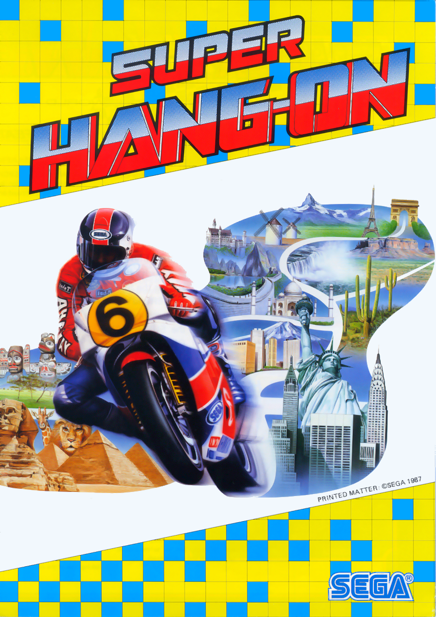 Super Hang-On (sitdown/upright) (unprotected) flyer