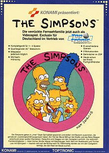 The Simpsons (2 Players World, set 1) flyer