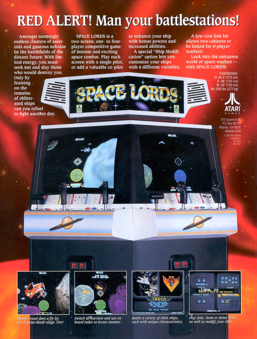 Space Lords (rev A) flyer