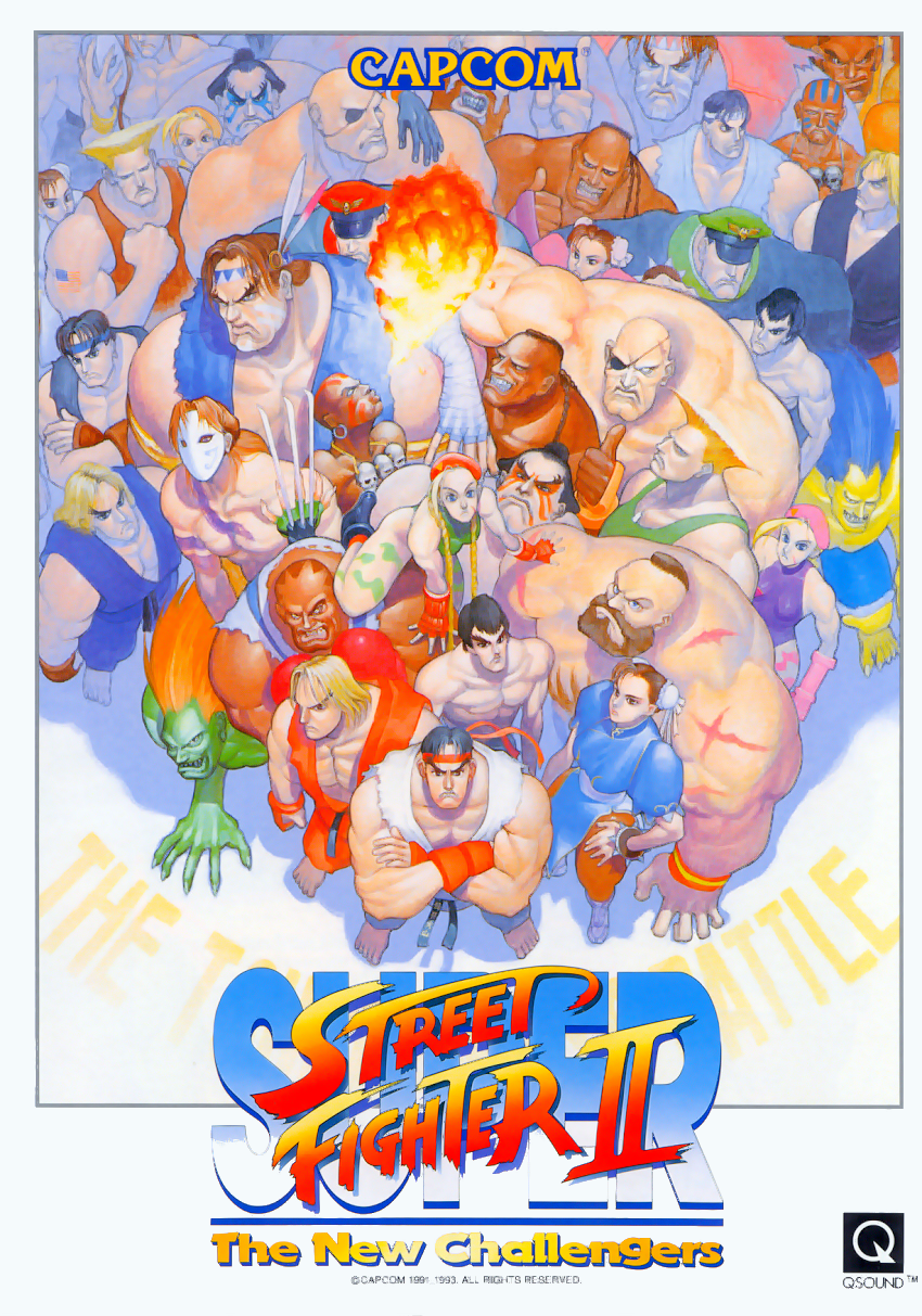 Super Street Fighter II: The New Challengers (Asia 930914) flyer