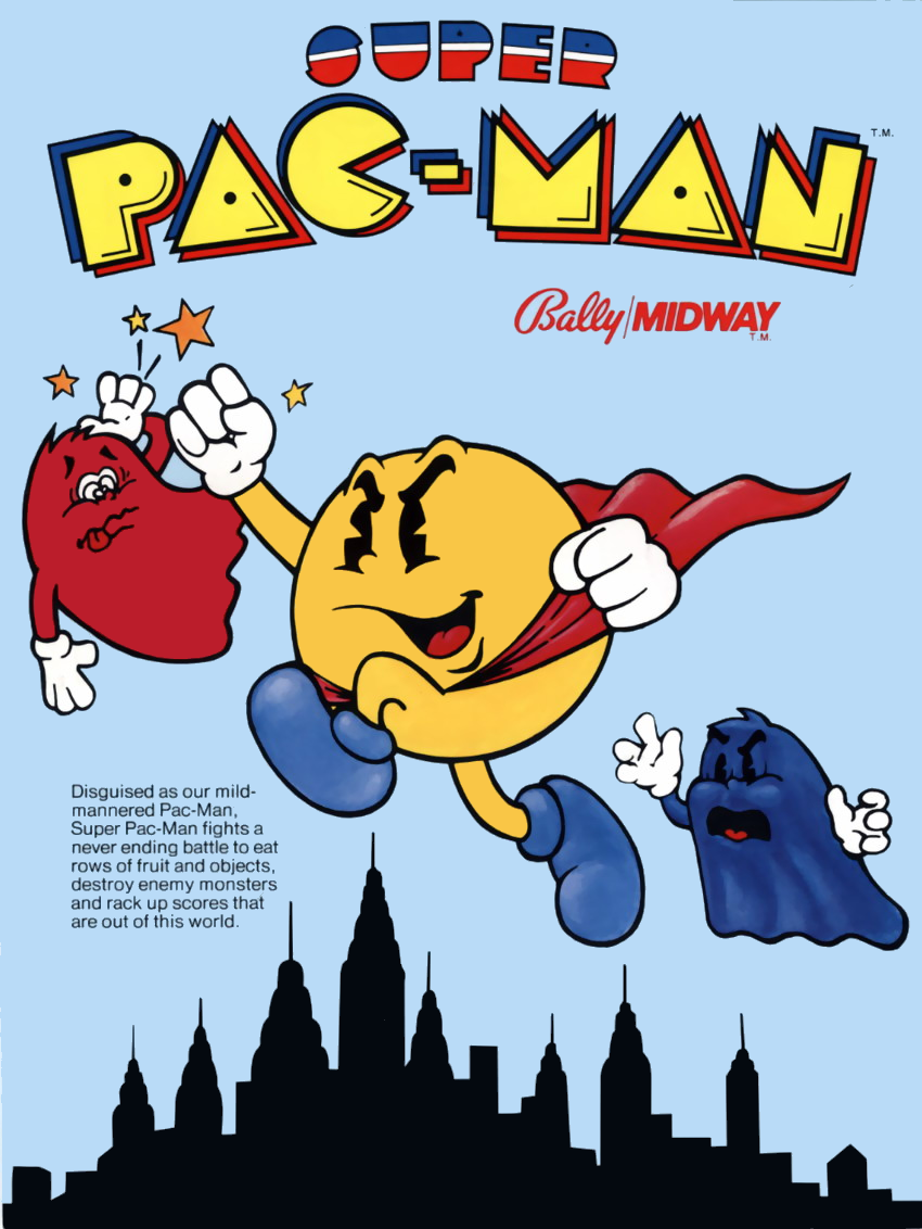 Super Pac-Man (Midway) flyer