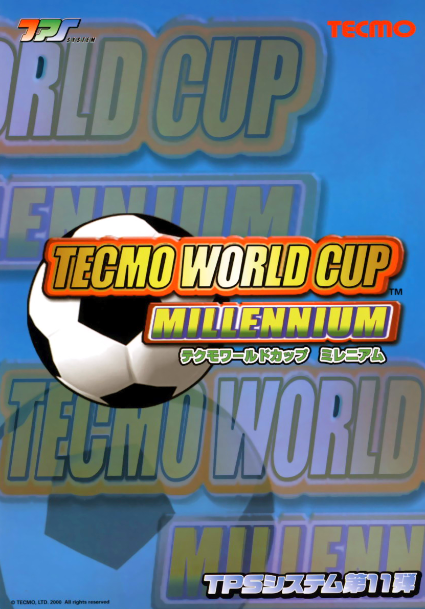 Tecmo World Cup Millennium (Japan) flyer