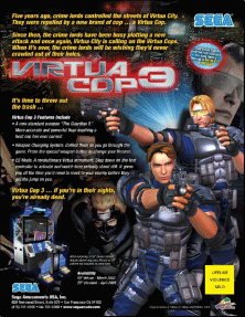 Virtua Cop 3 (Rev B) (GDX-0003B) flyer