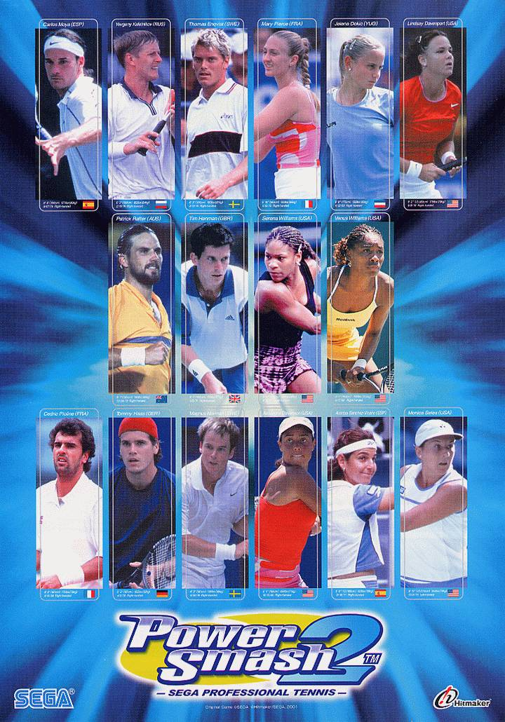 Virtua Tennis 2 / Power Smash 2 (Rev A) flyer