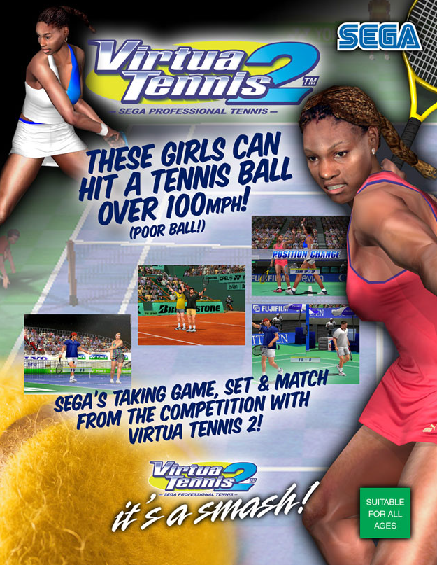 Virtua Tennis 2 / Power Smash 2 (Rev A) (GDS-0015A) flyer