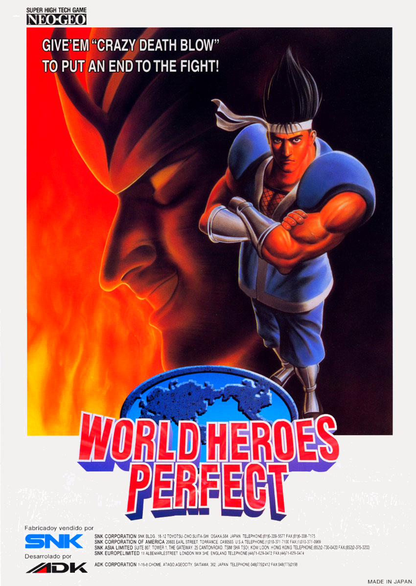 World Heroes Perfect flyer