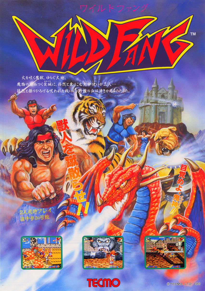Wild Fang / Tecmo Knight flyer