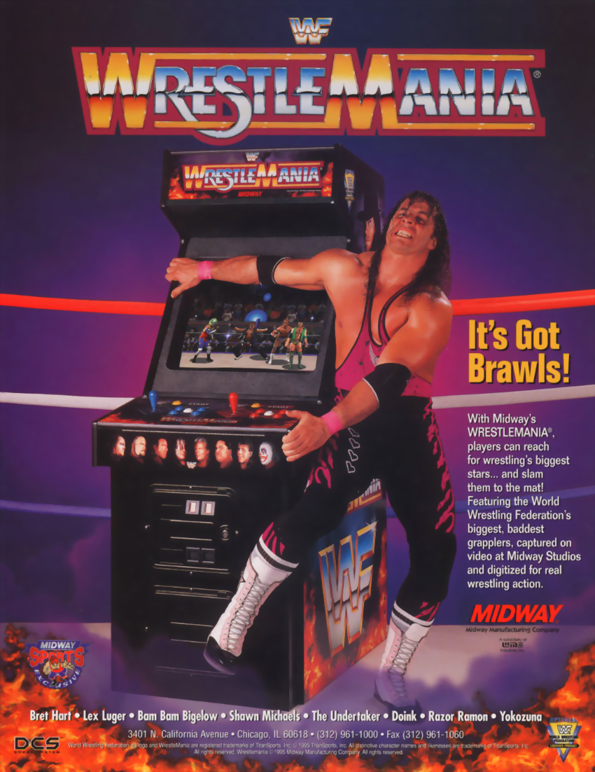 WWF: Wrestlemania (rev 1.30 08/10/95) flyer
