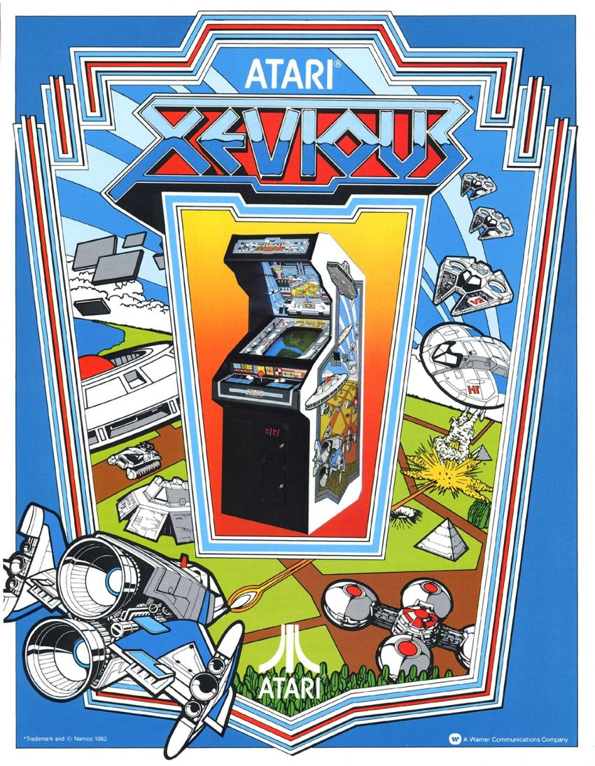 Xevious (Atari, harder) flyer