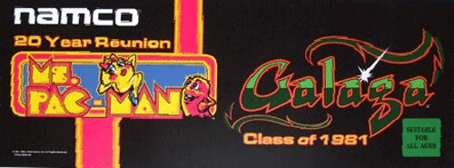 Ms. Pac-Man/Galaga - 20th Anniversary Class of 1981 Reunion (V1.08) Marquee