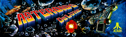 Asteroids Deluxe (rev 1) Marquee