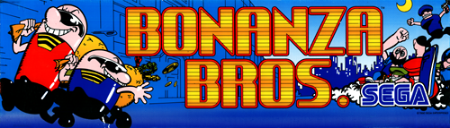 Bonanza Bros (US, Floppy DS3-5000-07d? Based) Marquee