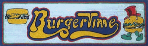 Burger Time (Data East set 2) Marquee
