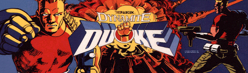 Dynamite Duke (Europe, 03SEP89) Marquee