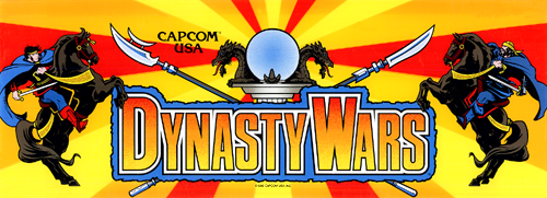 Dynasty Wars (USA, B-Board 89624B-?) Marquee