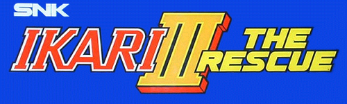 Ikari III - The Rescue (World, 8-Way Joystick) Marquee