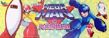 Mega Man: The Power Battle (CPS1, USA 951006) Marquee