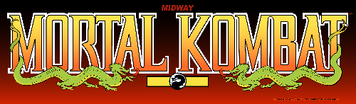 Mortal Kombat (rev 5.0 T-Unit 03/19/93) Marquee