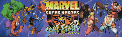 Marvel Super Heroes Vs. Street Fighter (Euro 970625) Marquee