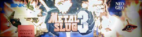 Metal Slug 3 (NGH-2560) Marquee