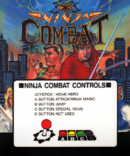 Ninja Combat (NGM-009) Marquee