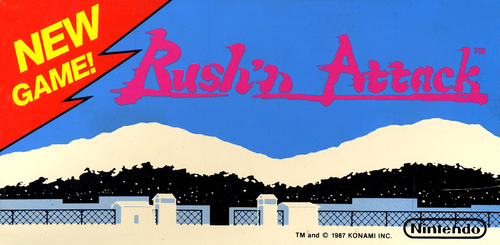 Rush'n Attack (PlayChoice-10) Marquee