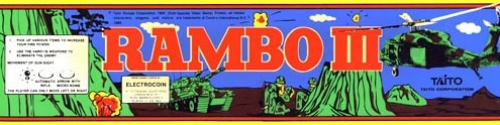 Rambo III (Europe) Marquee