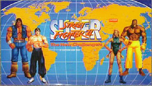 Super Street Fighter II: The New Challengers (Asia 930914) Marquee