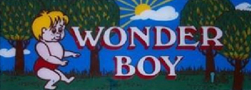 Wonder Boy (prototype?) Marquee