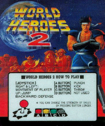 World Heroes 2 (ALM-006 ~ ALH-006) Marquee