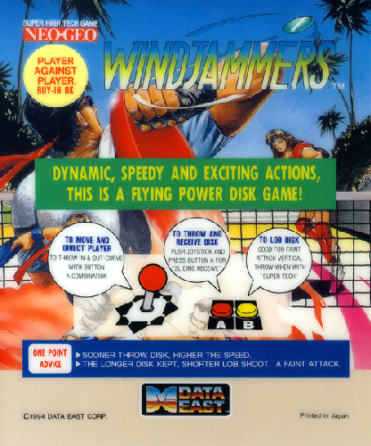 Windjammers / Flying Power Disc Marquee
