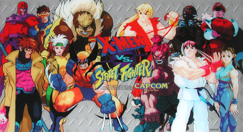 X-Men Vs. Street Fighter (Euro 961004) Marquee