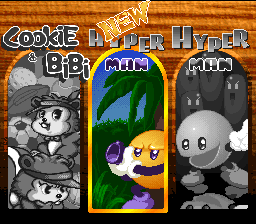 New HyperMan (3-in-1 with Cookie & Bibi & HyperMan) select screen