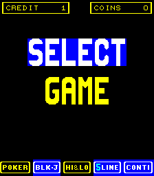 Casino Winner select screen