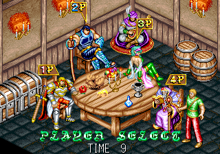 Dungeon Magic (Ver 2.1O 1994/02/18) select screen