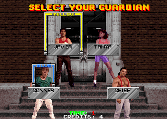 Guardians of the 'Hood select screen