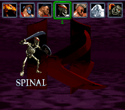 Killer Instinct (SNES bootleg) select screen