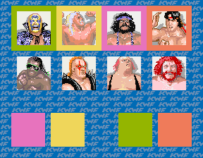 The Main Event (4 Players ver. Y) select screen