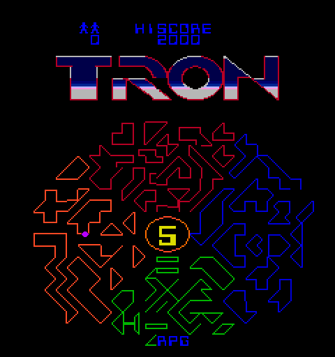 Tron (8/9) select screen
