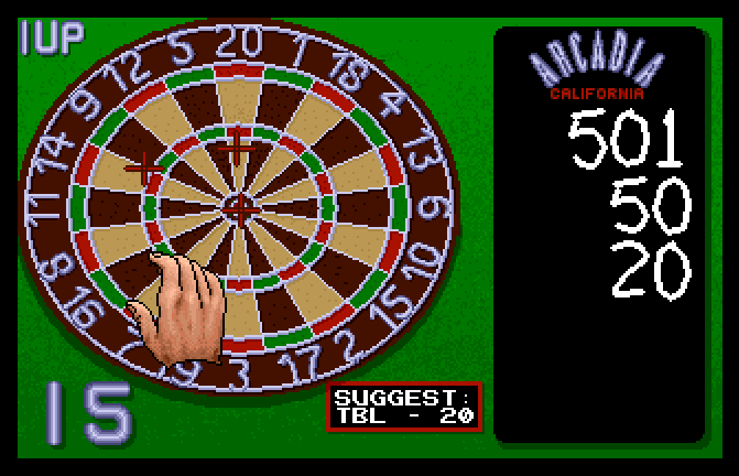 World Darts (Arcadia, set 1, V 2.1) Screenshot