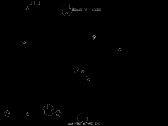 Asteroids Deluxe (rev 1) Screenshot