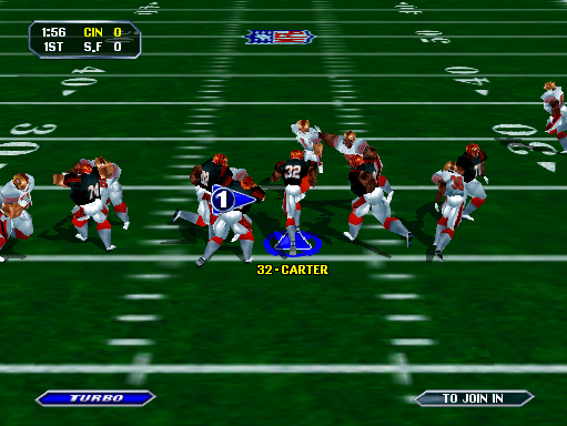 NFL Blitz (boot ROM 1.1) Screenshot