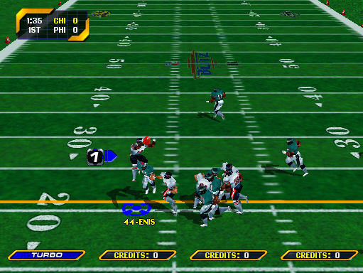 NFL Blitz 2000 Gold Edition (ver 1.2, Sep 22 1999) Screenshot