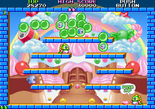 Bubble Bobble II (Ver 2.6O 1994/12/16) Screenshot