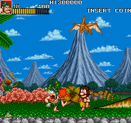 Caveman Ninja (World ver 1) Screenshot