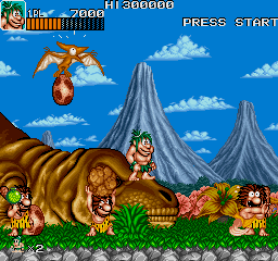 Caveman Ninja (US ver 4) Screenshot