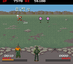 Combat School (trackball) Screenshot