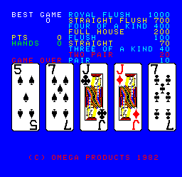 Cal Omega - Game 12.8 (Arcade Game) Screenshot